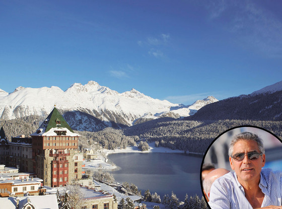 Badrutt's Palace, St. Moritz, George Clooney Badrutt's Palace, St. Moritz, George Clooney